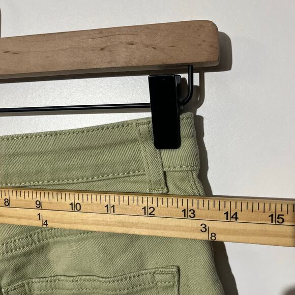 H&M Green Classic Slim Straight Chino Pants Womans Size 2 - Picture 5 of 7